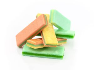 Chewing gum multi couches